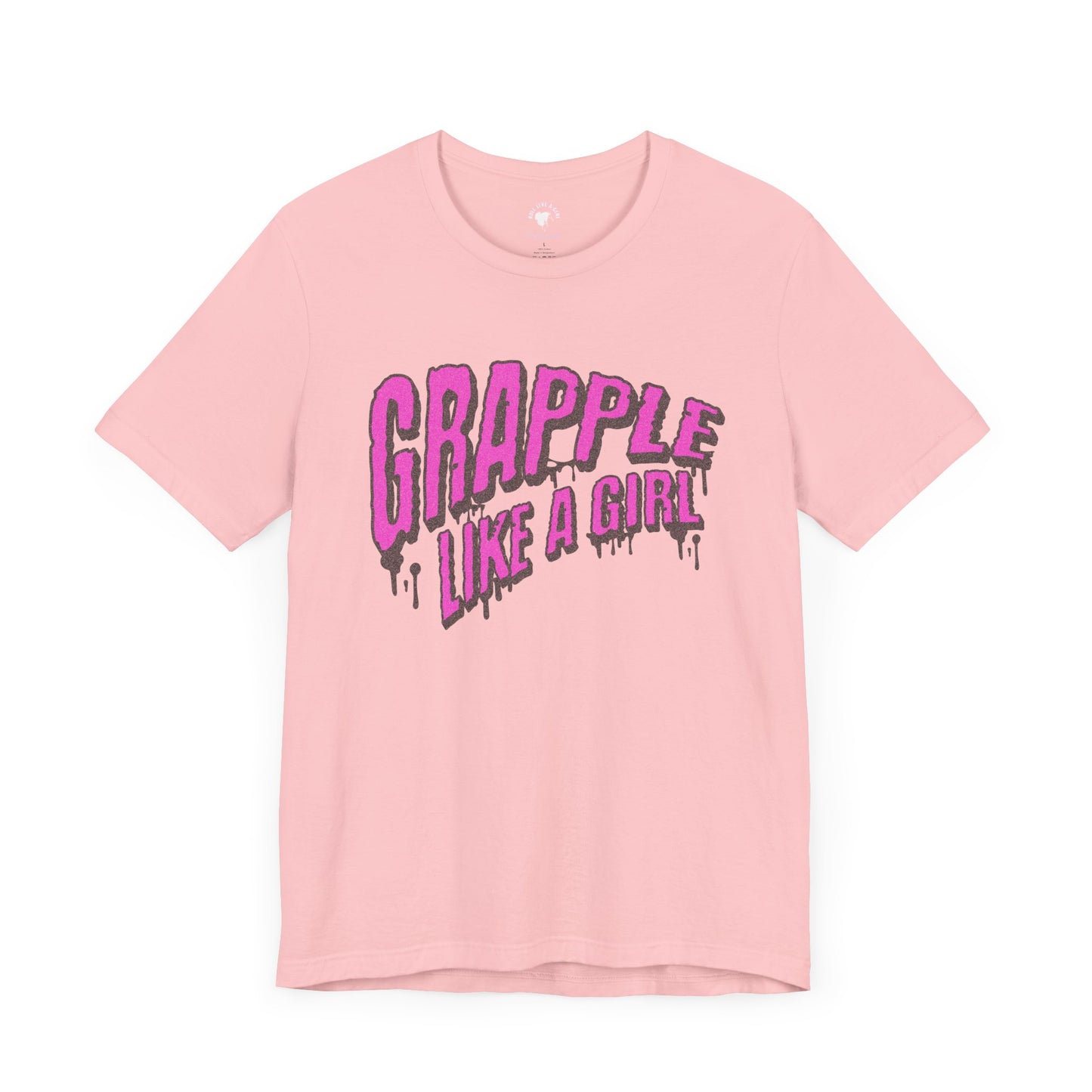 Women's Grapple like a Girl Slime Jiu Jitsu T-shirt