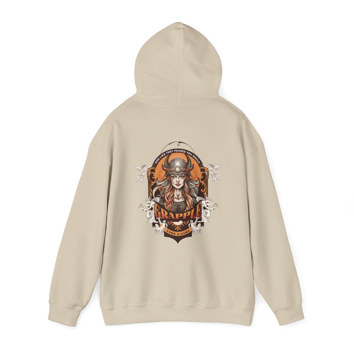 Women's BJJ Hoodie - Rise like they feared you would, Valkyrie Jiu Jitsu