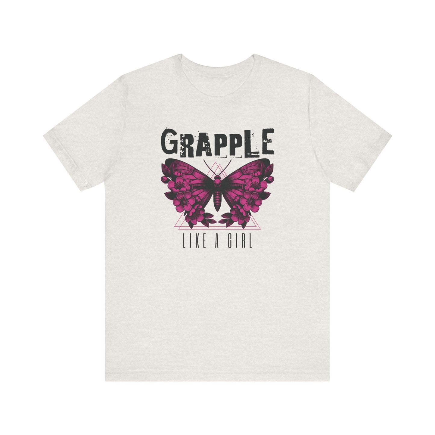 Grapple like a Girl Moth Women's BJJ Jiu Jitsu T-Shirt