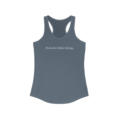 Women's Grapple like a Girl Racerback Tank - Violent little thing.