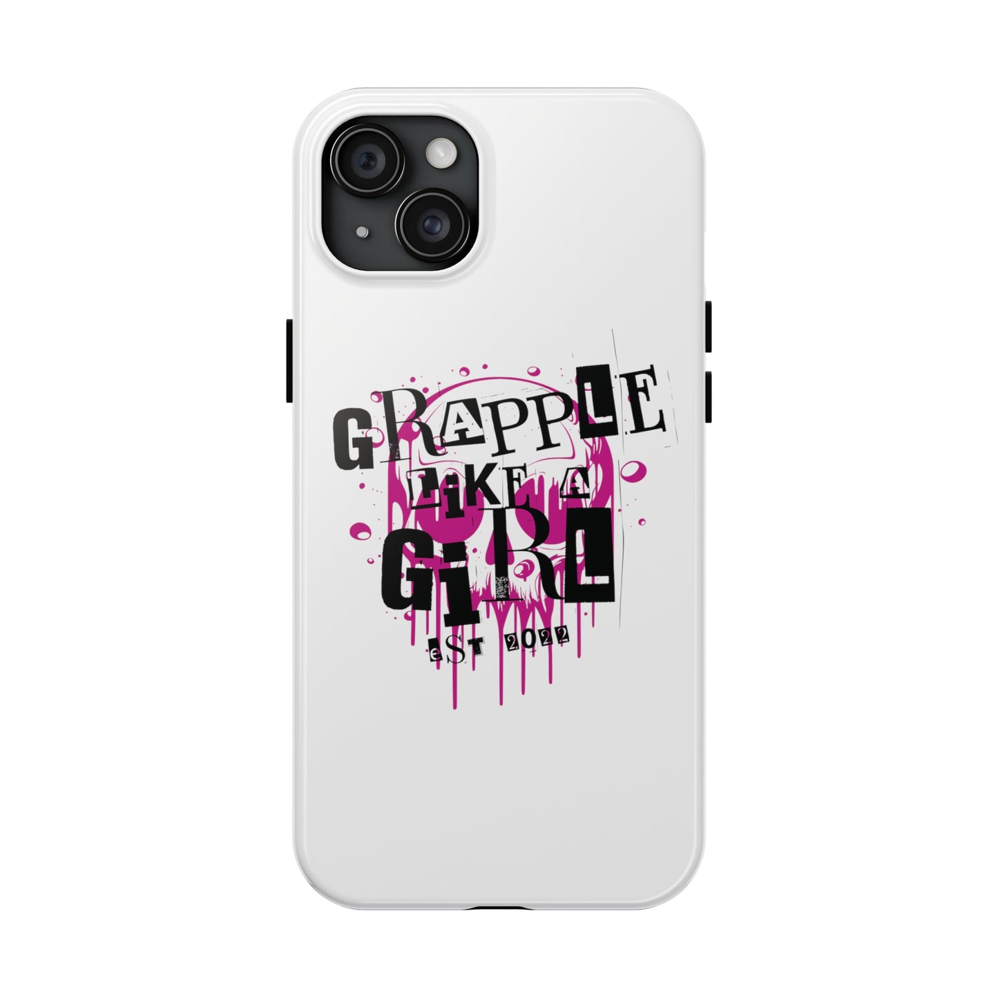Women's BJJ Grapple Like a Girl Jiu Jitsu Tough iPhone Cases