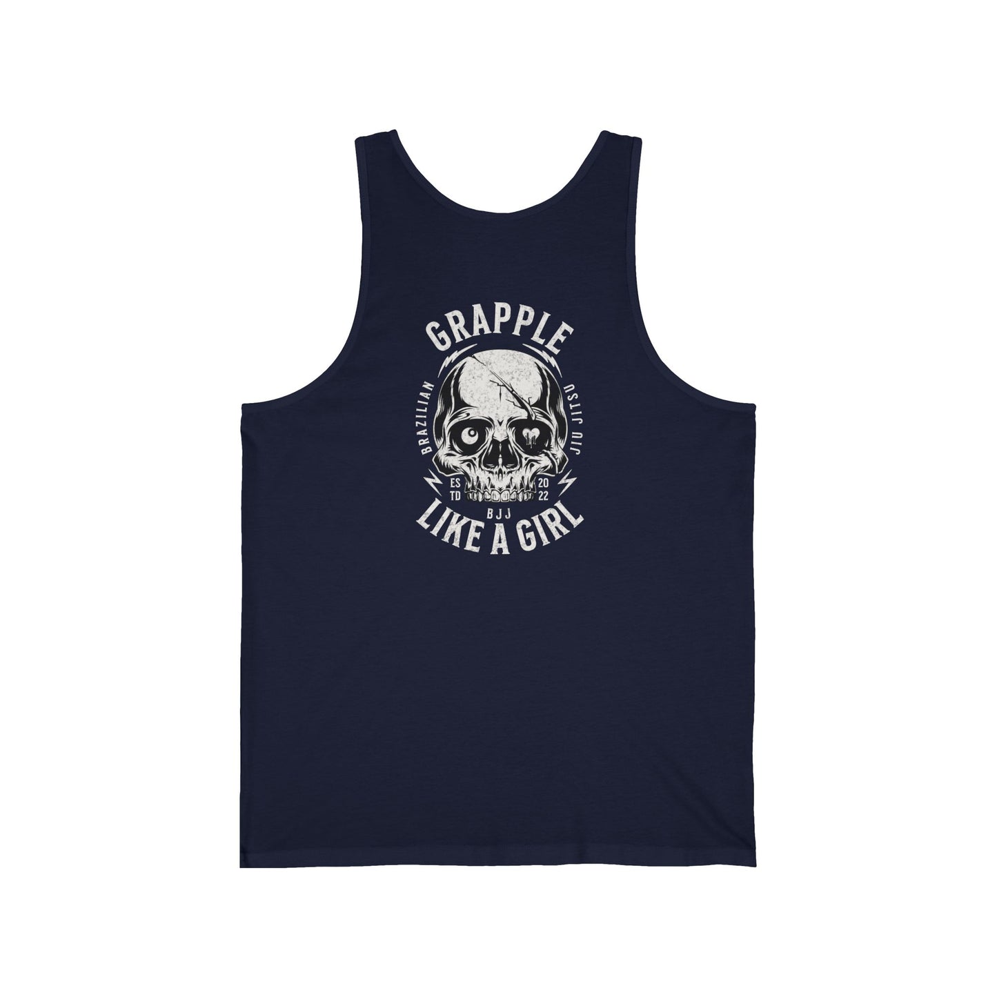 Grapple like a Girl Unisex Fit Jersey Tank - Just Stand Up.