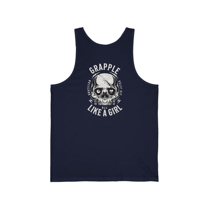 Grapple like a Girl Unisex Fit Jersey Tank - Just Stand Up.