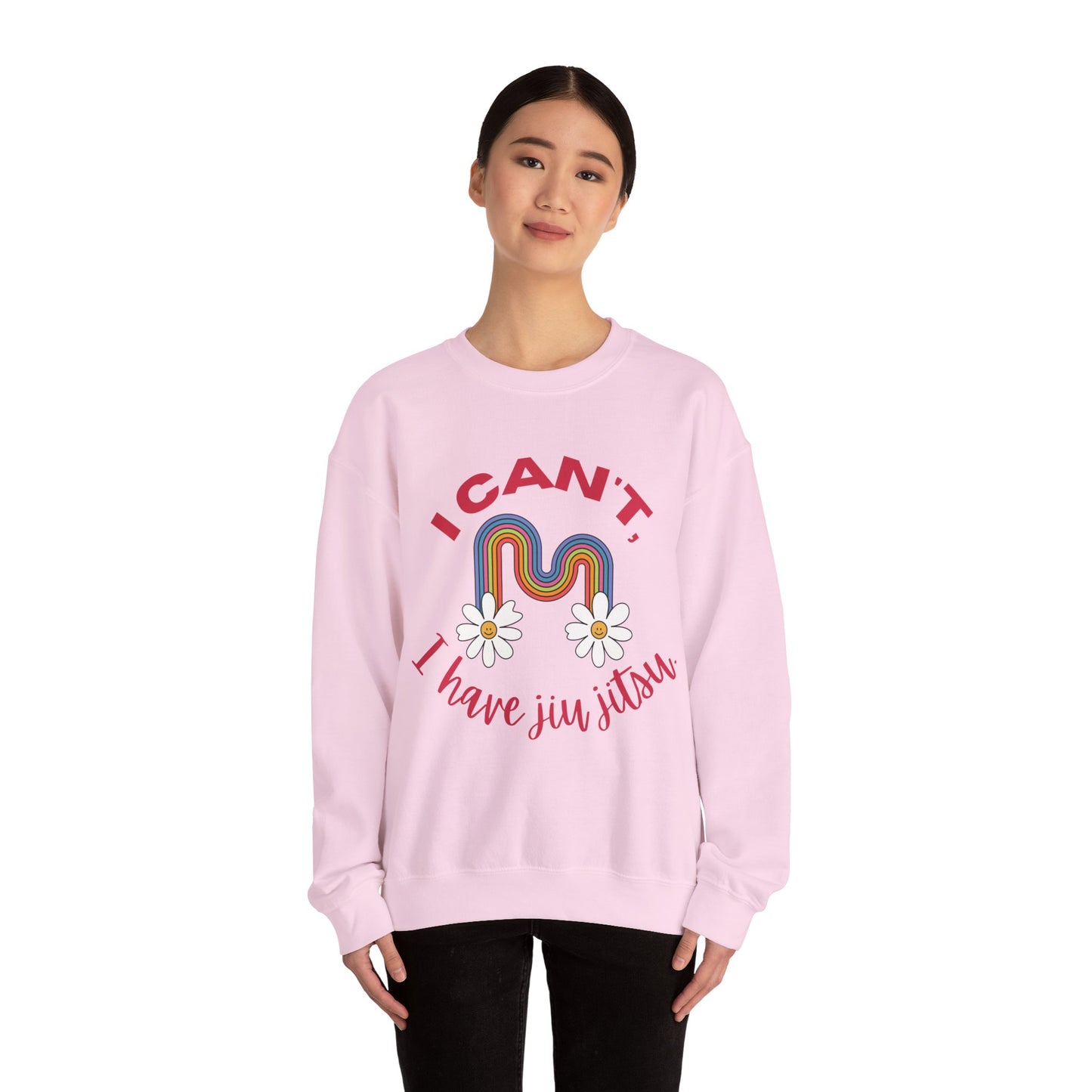 Women's BJJ I Can't, I have Jiu Jitsu Crewneck Sweater