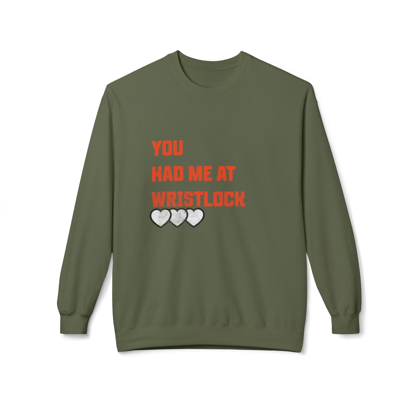 Grapple Like a Girl Crewneck Sweater - You Had me at Wristlock