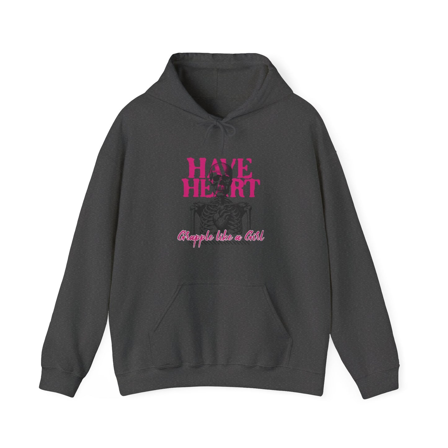 Have Heart Grapple like a Girl Hoodie