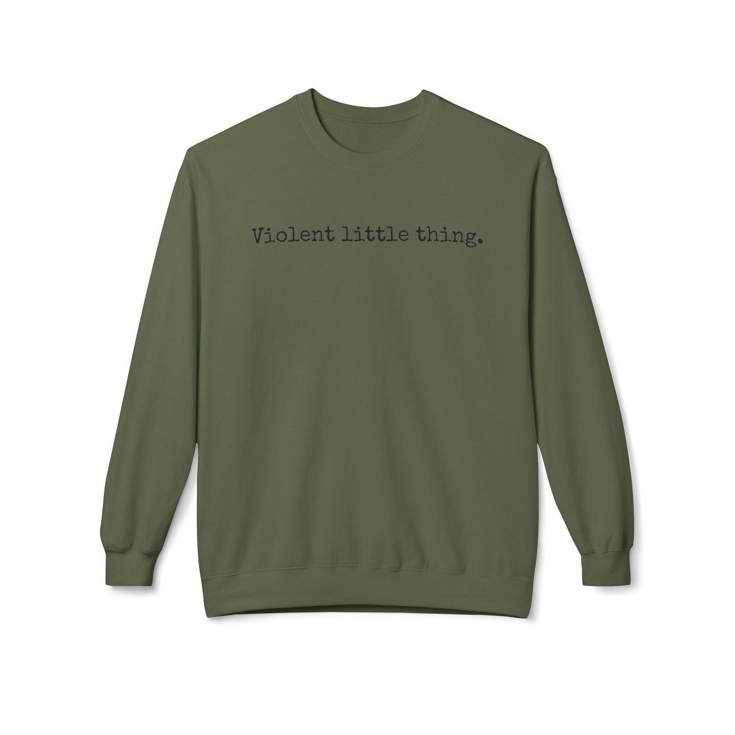 Grapple like a Girl Crewneck Sweatshirt - Violent little thing.