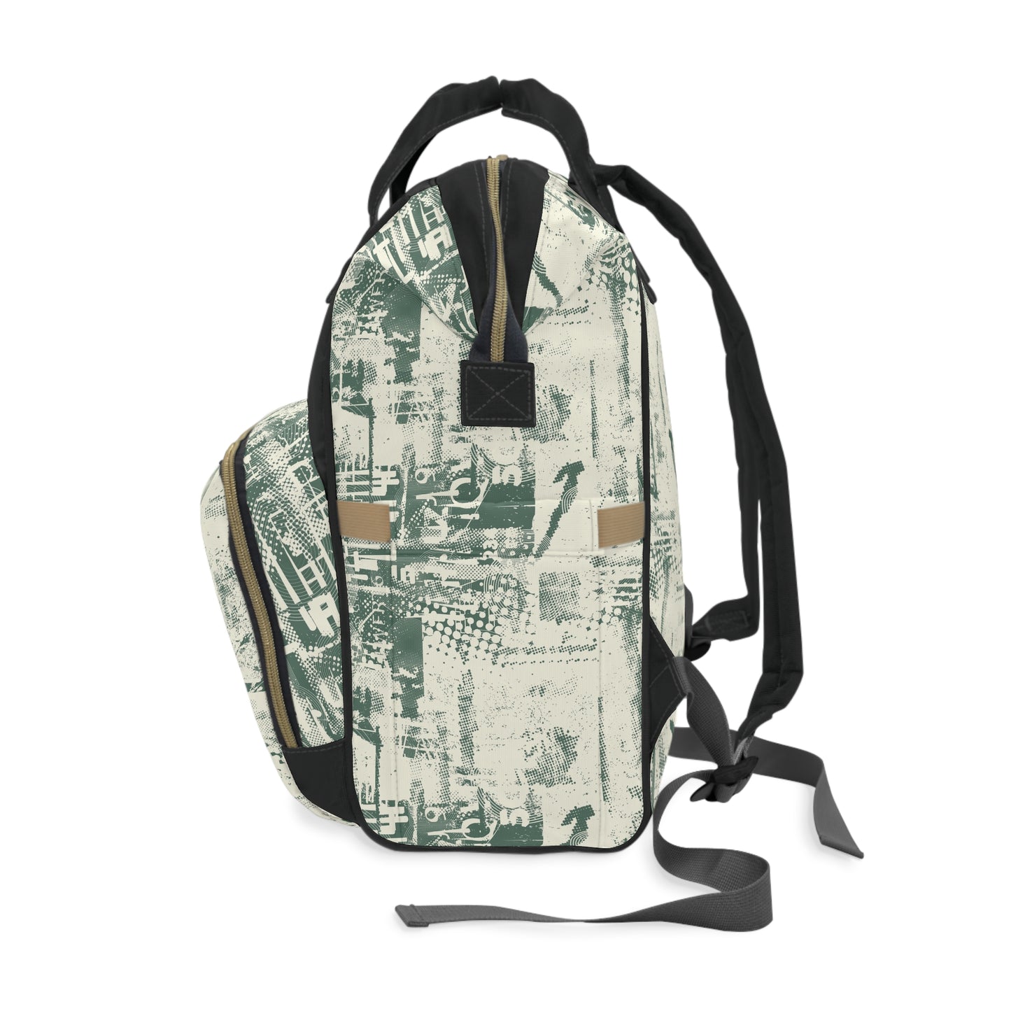 Grapple like a Girl Jiu Jitsu Gear Backpack - Grunge Print