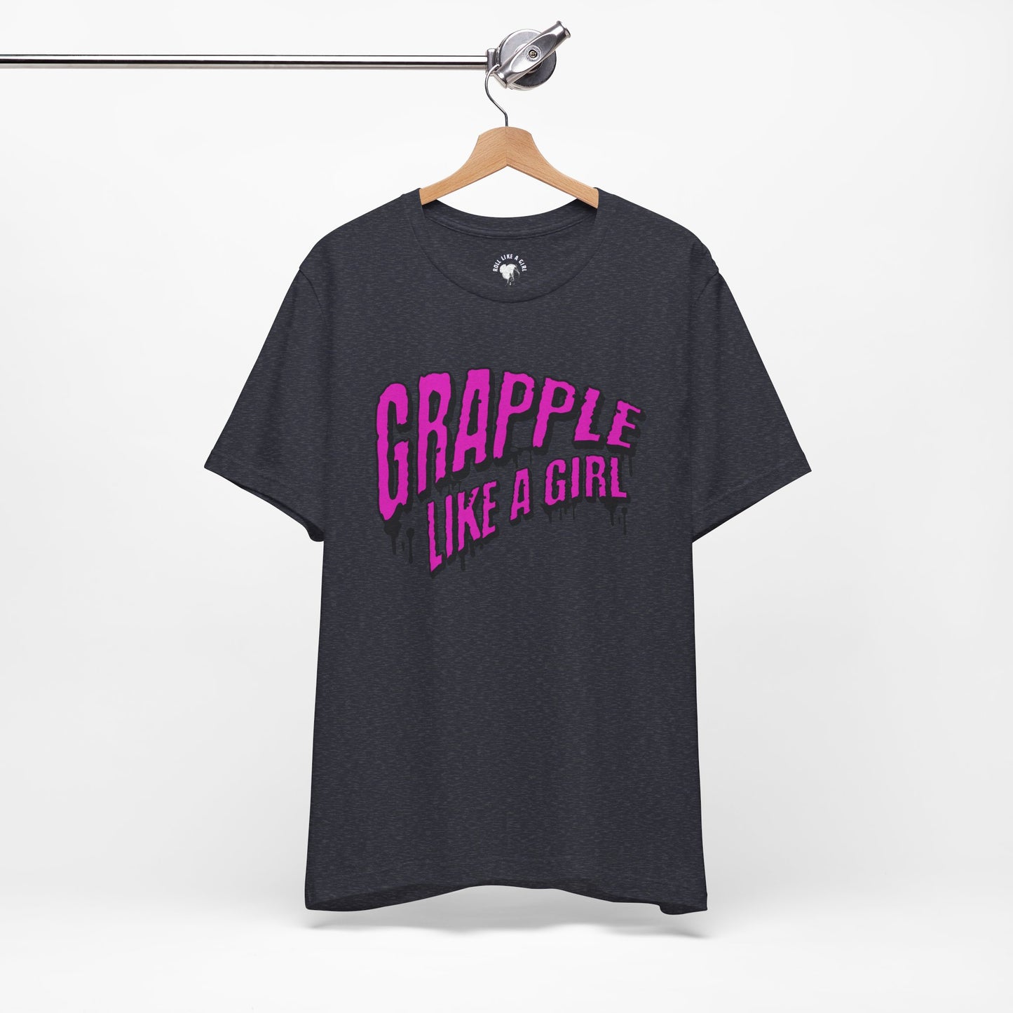 Women's Grapple like a Girl Slime Jiu Jitsu T-shirt