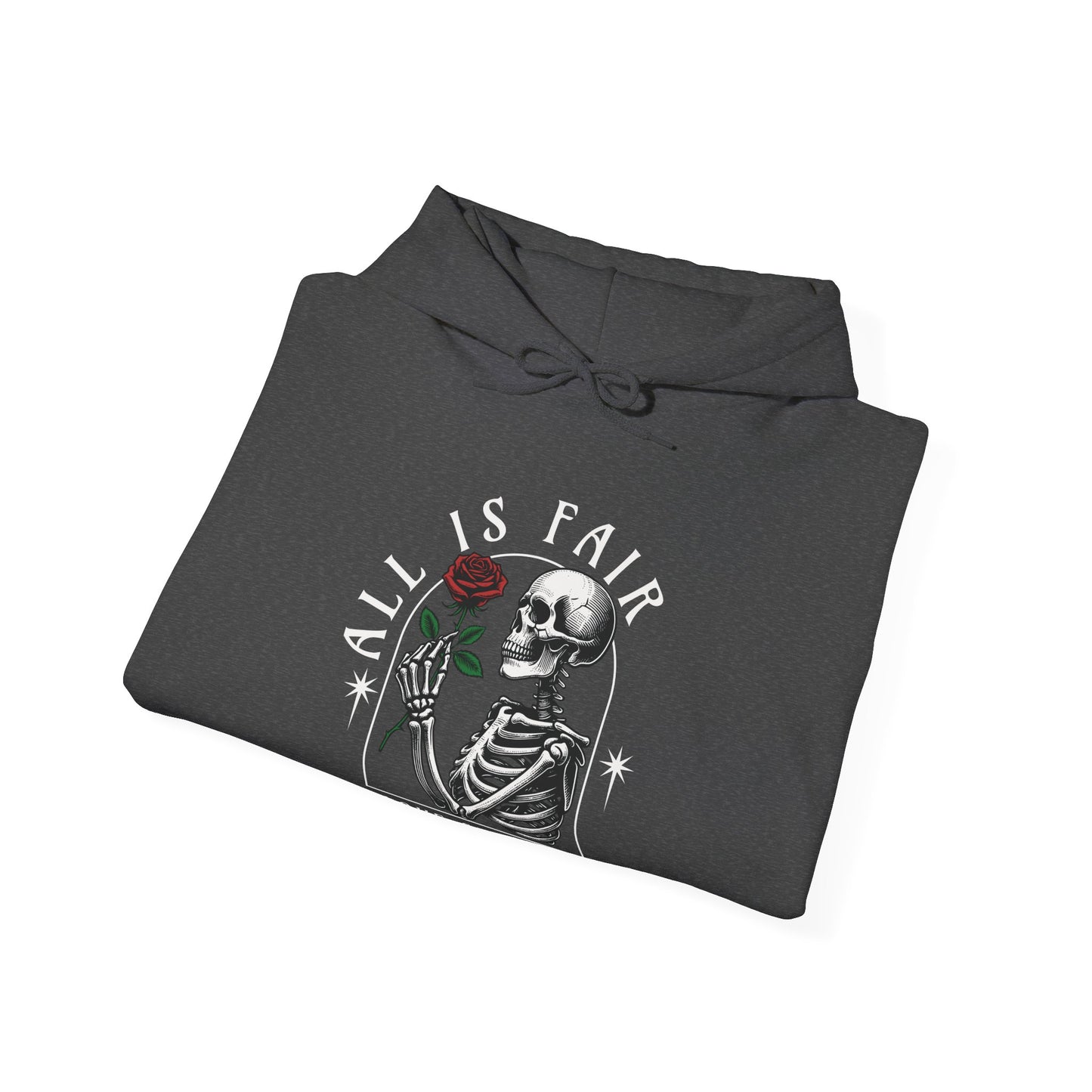 Women's BJJ Hoodie - Grapple Like a Girl, All is fair in love & jiujitsu