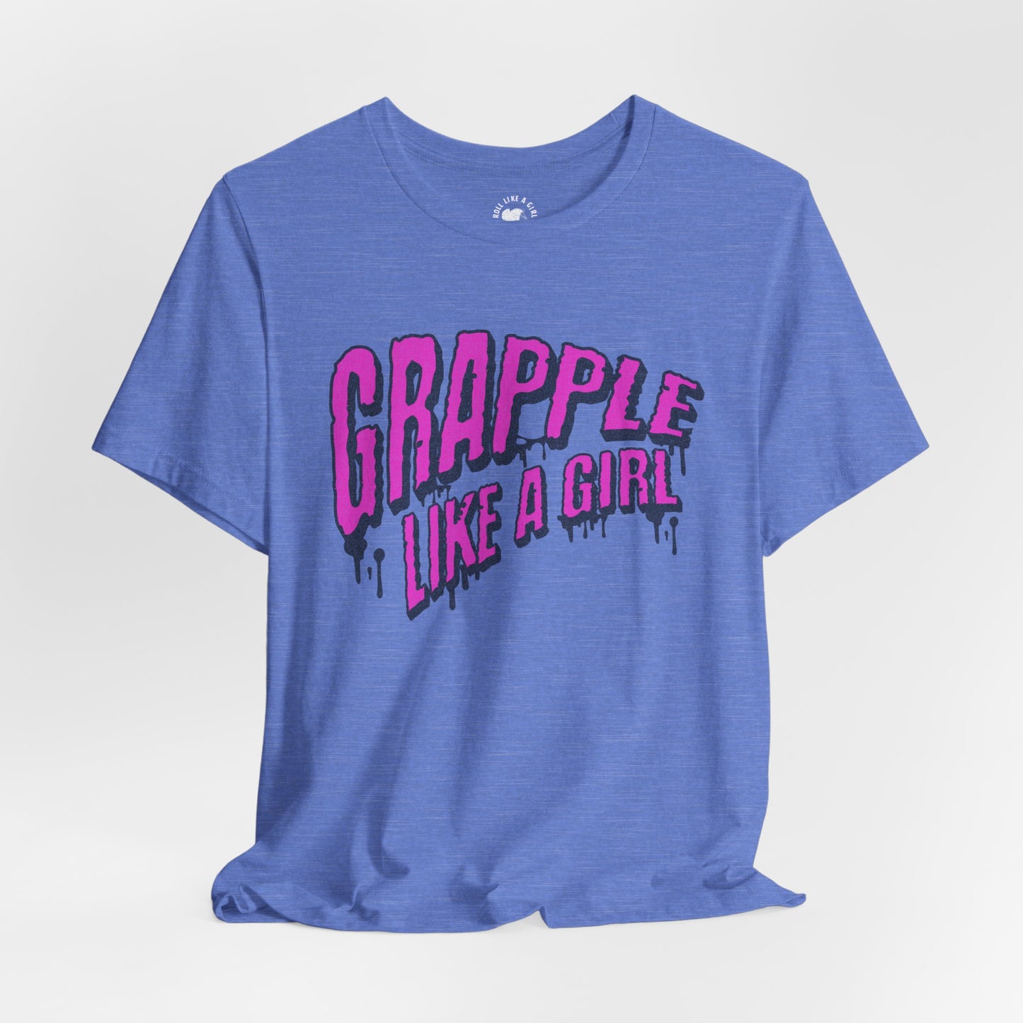 Women's Grapple like a Girl Slime Jiu Jitsu T-shirt