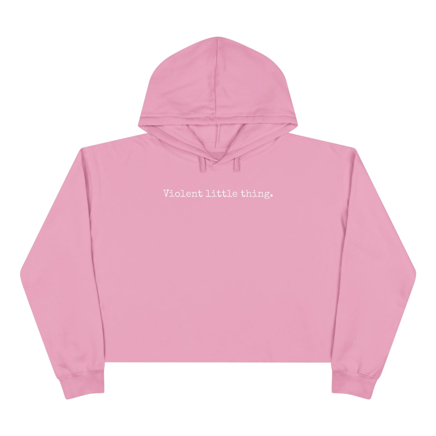 Grapple like a Girl Cropped Hoodie - Violent little thing