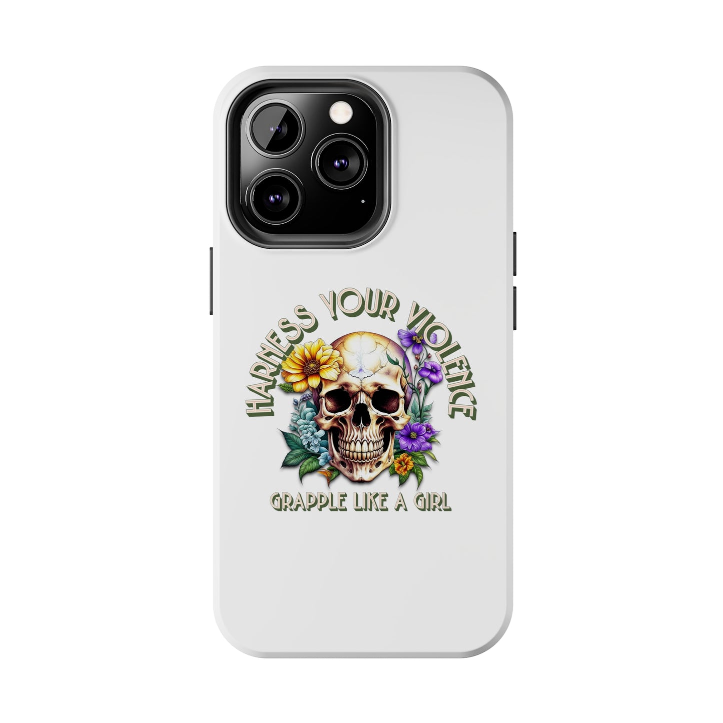 Women's BJJ Harness Your Violence Jiu Jitsu Tough iPhone Cases