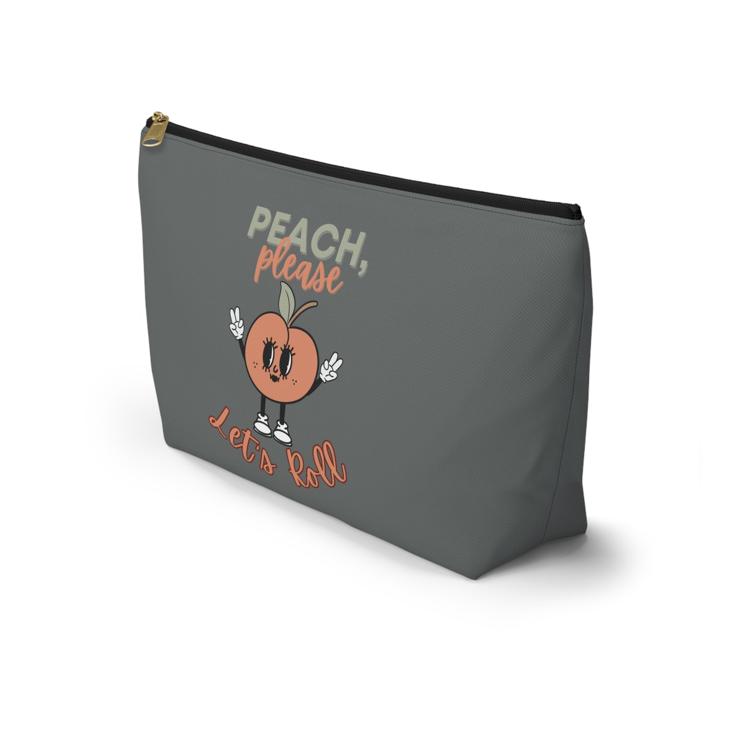 Peach, Please Let's Roll Women's BJJ Multipurpose Makeup Bag