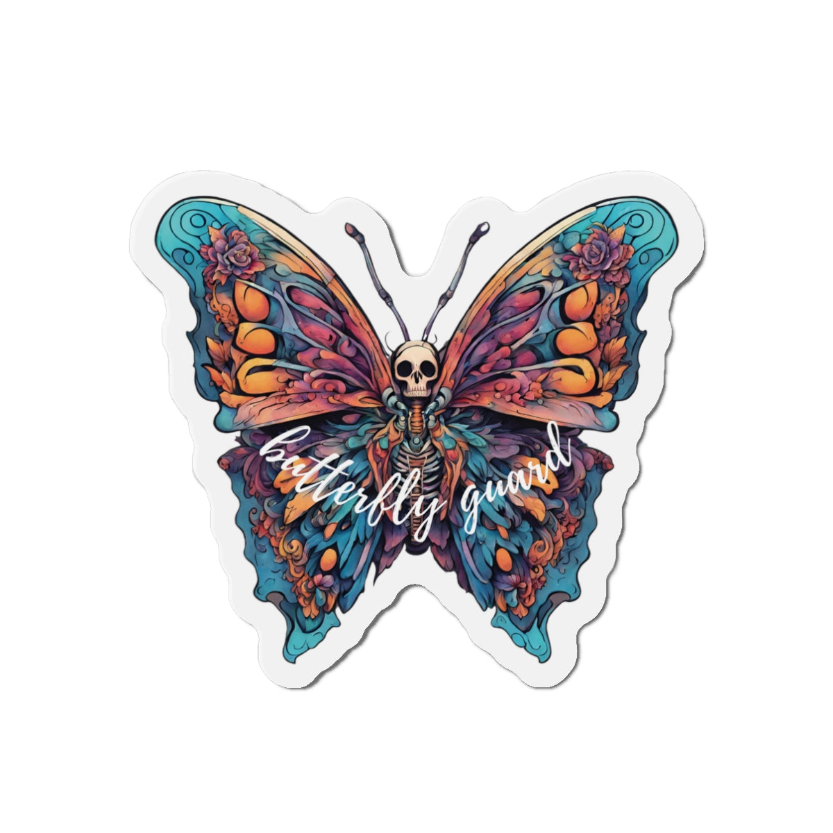 Butterfly Guard Die Cut Magnet