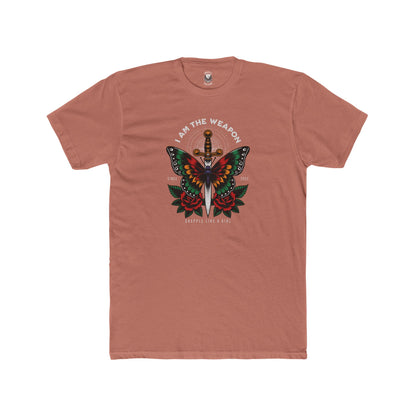 Grapple like a Girl Unisex Cotton T-shirt - I am the weapon.