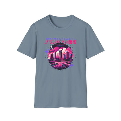 Grapple like a Girl T-Shirt - Tampa Skyline