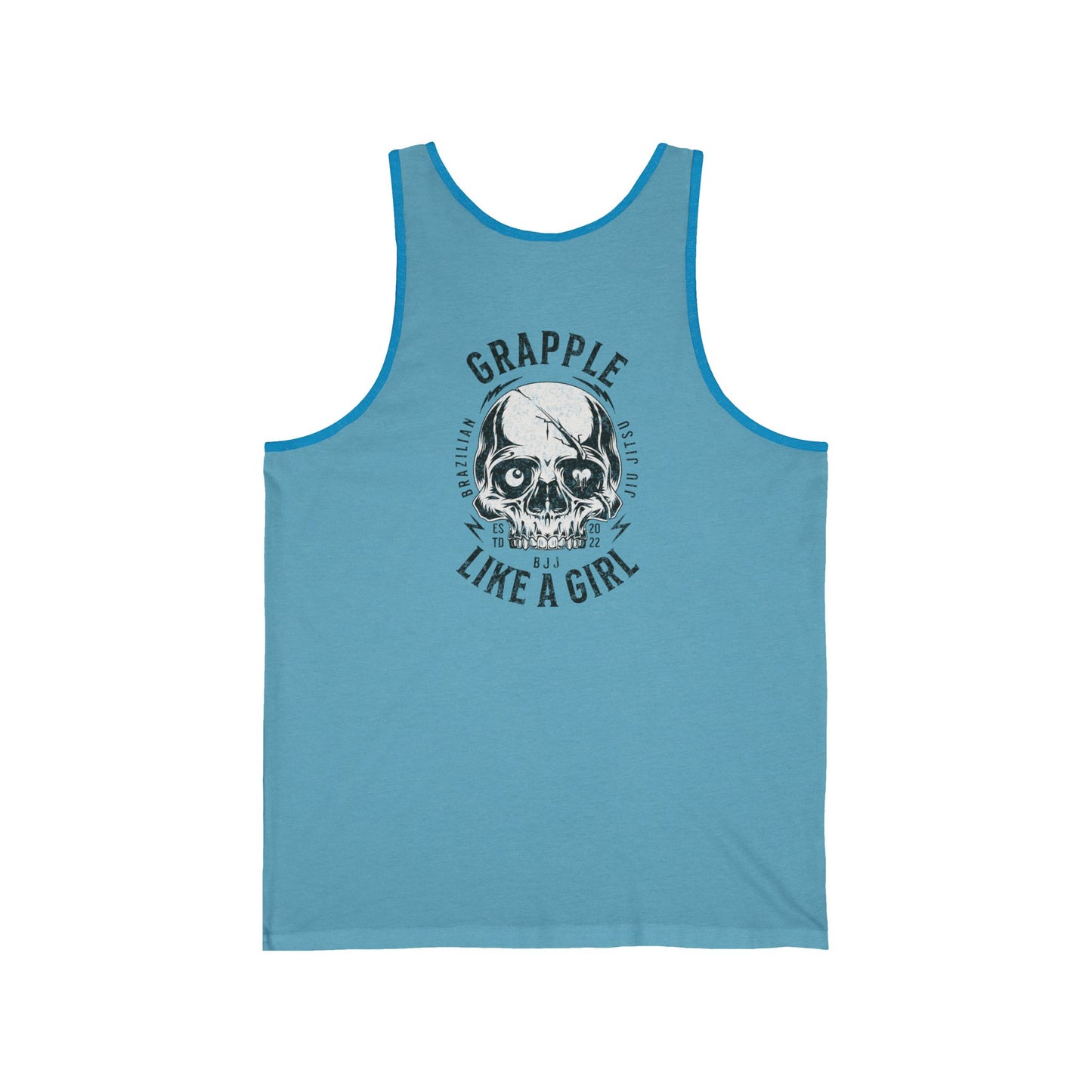 Grapple like a Girl Unisex Fit Jersey Tank - Just Stand Up.