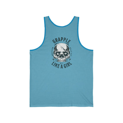 Grapple like a Girl Unisex Fit Jersey Tank - Just Stand Up.