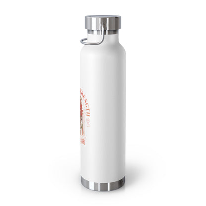 Grapple like a Girl Water Bottle 22oz Growth is Strength