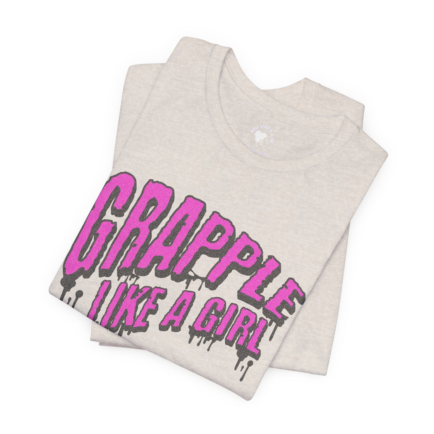 Women's Grapple like a Girl Slime Jiu Jitsu T-shirt