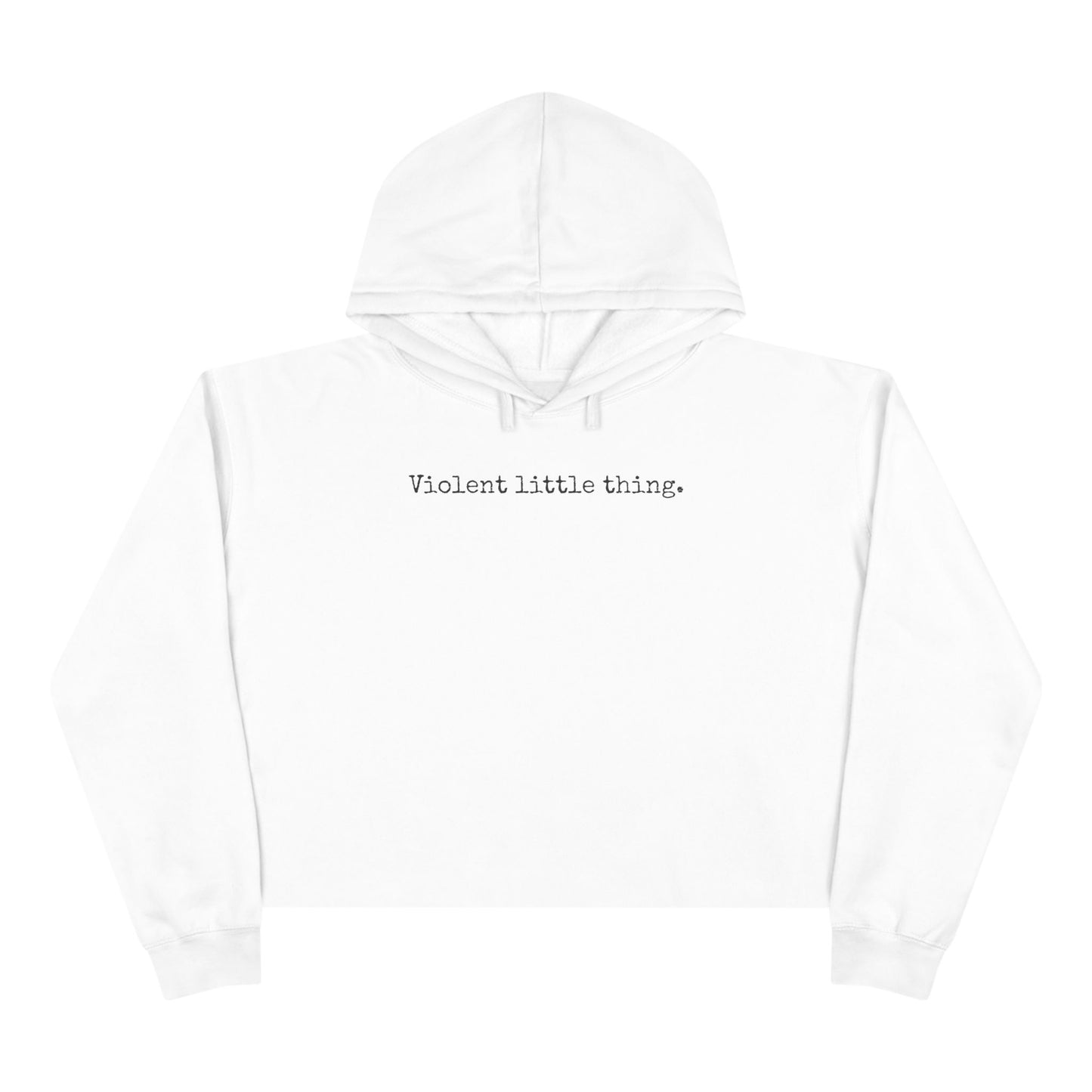 Grapple like a Girl Cropped Hoodie - Violent little thing
