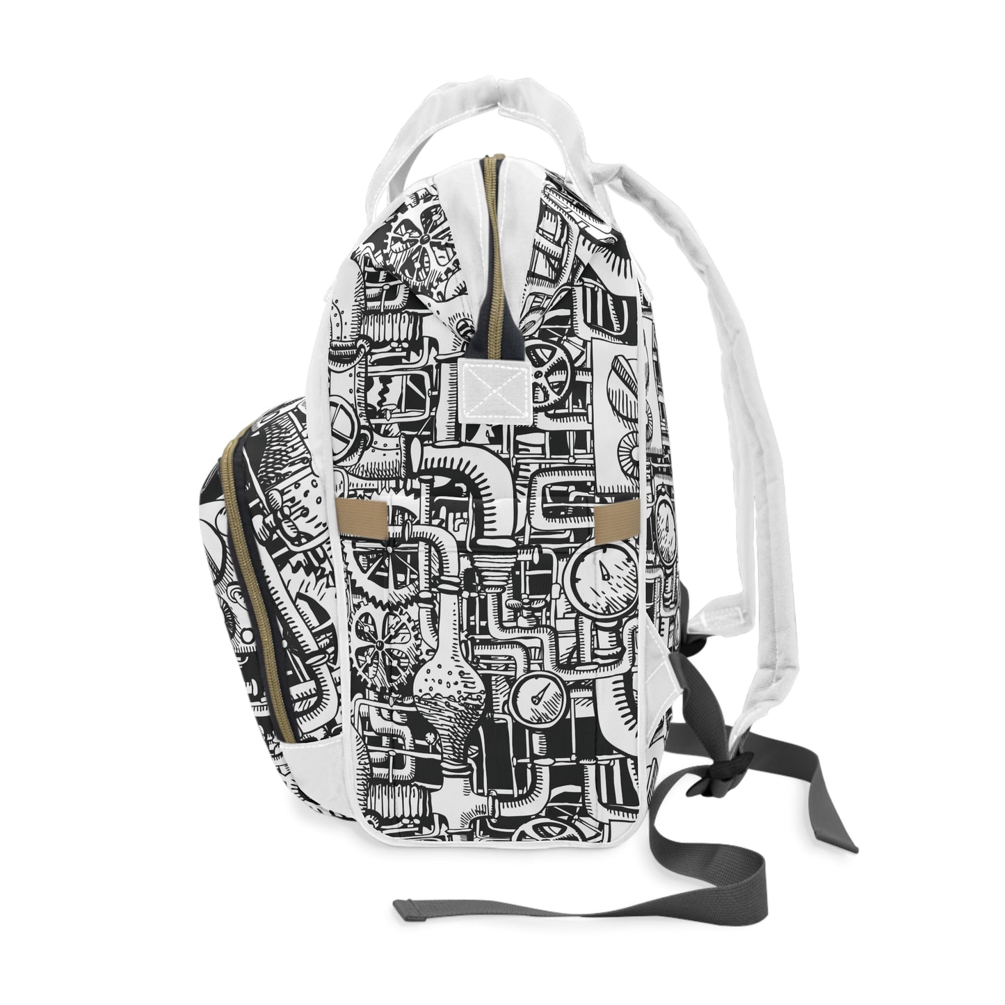 Grapple like a Girl Jiu Jitsu Gear Backpack - Steampunk