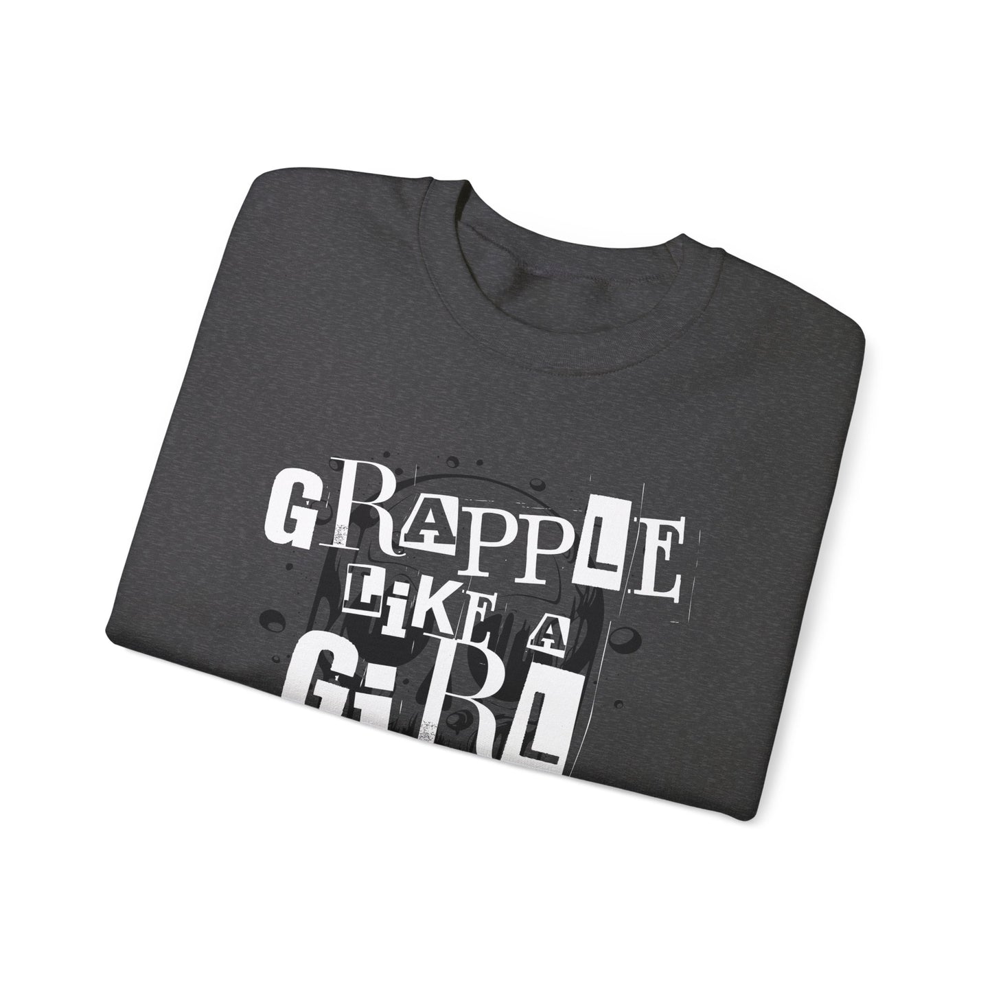 Women's BJJ Grapple Like a Girl Crewneck Sweater