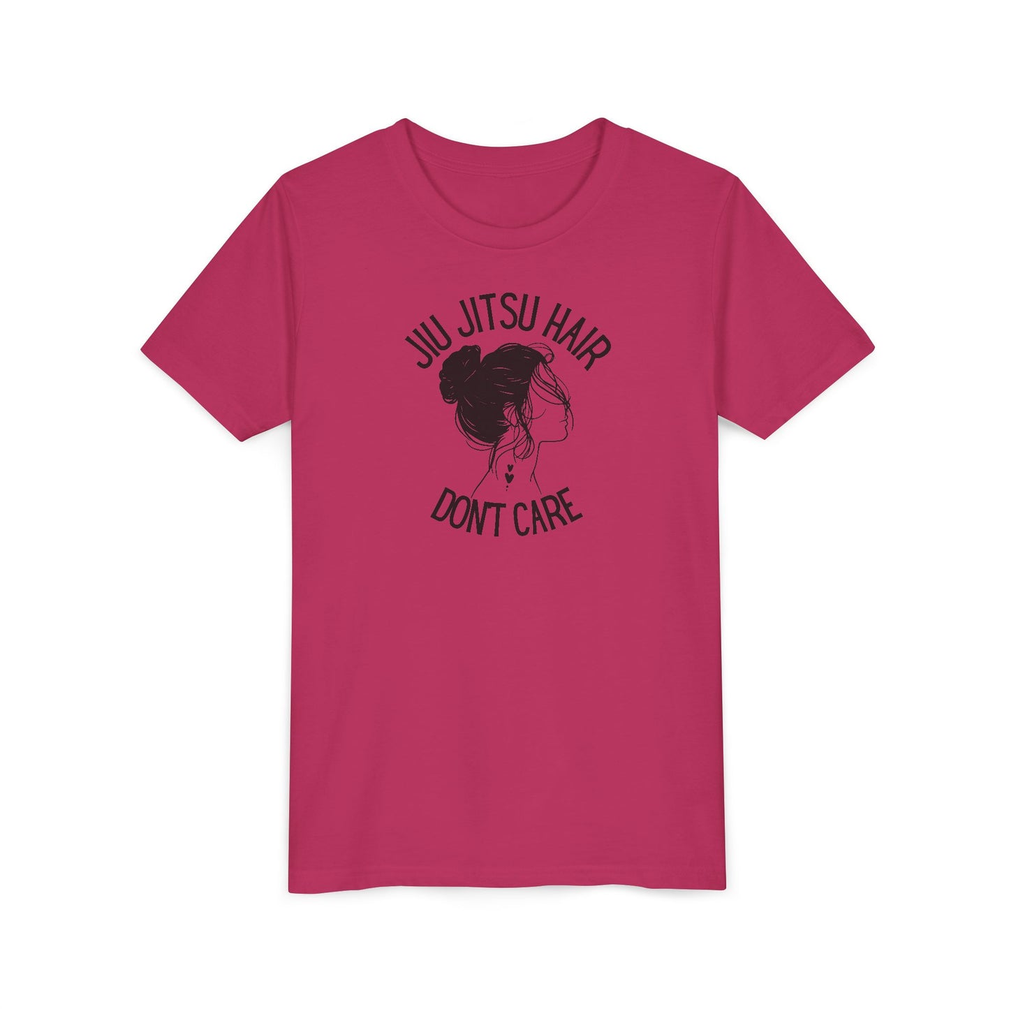 Grapple like a Girl Youth Short Sleeve Tee - Jiu Jitsu Hair Dont’t Care