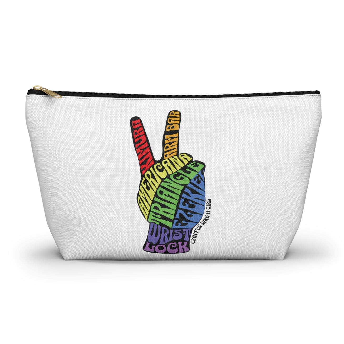 BJJ Peace Sign Jiu Jitsu Submission Multipurpose Makeup Bag