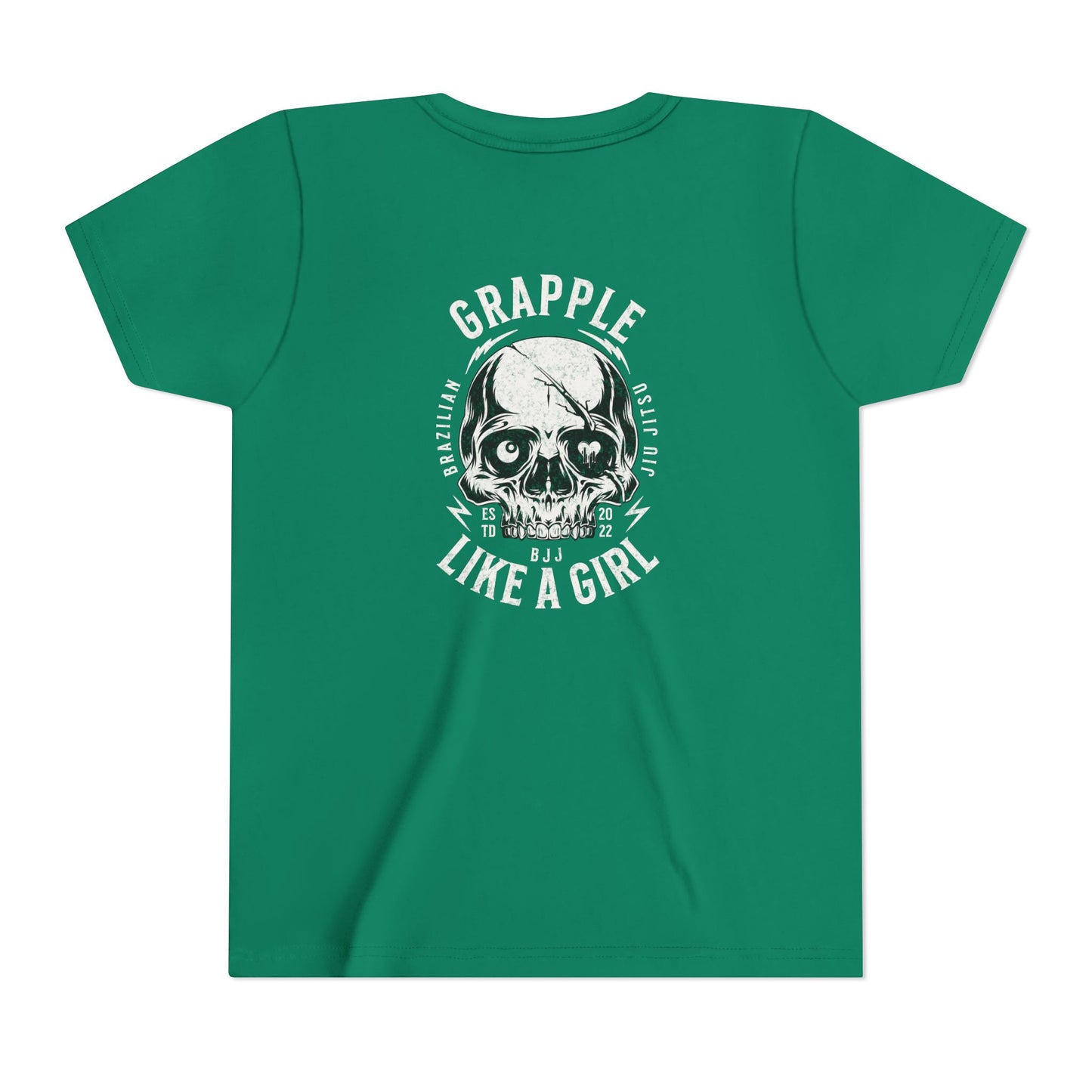Grapple like a Girl Youth Short Sleeve Tee - Violent little thing