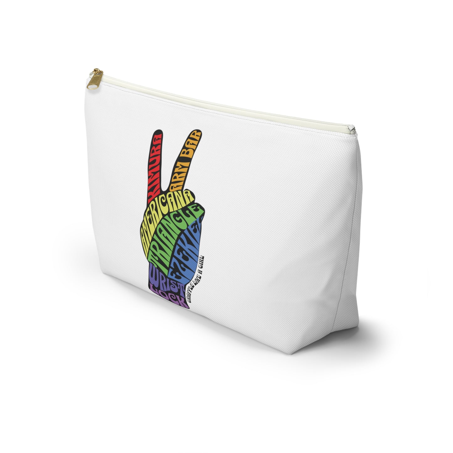 BJJ Peace Sign Jiu Jitsu Submission Multipurpose Makeup Bag