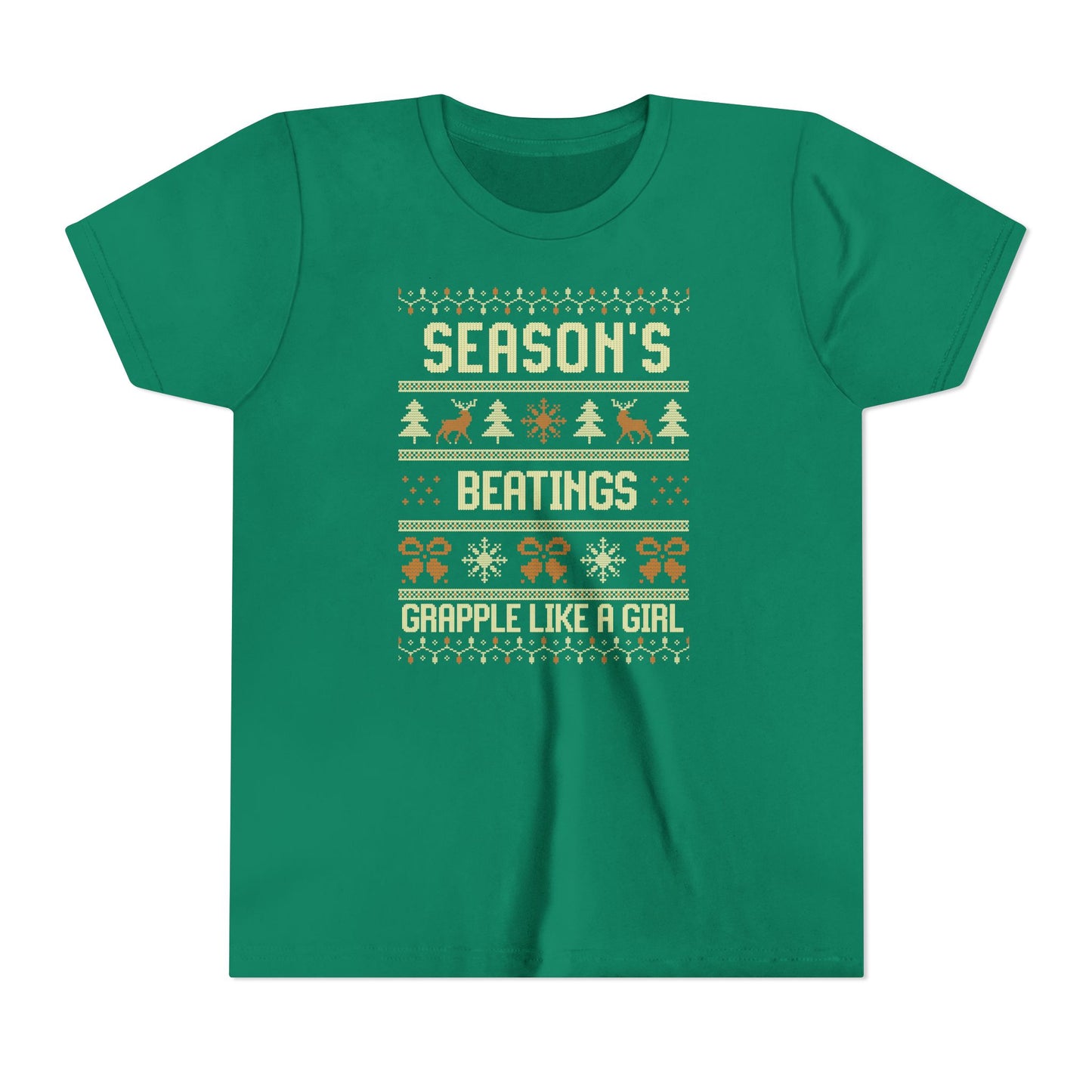 Grapple like a Girl Youth Short Sleeve Tee - Season’s Beatings *Limited Edition*