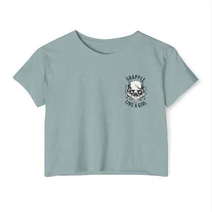 Grapple like a Girl Crop Top - Silly Goose Jiu Jitsu Club