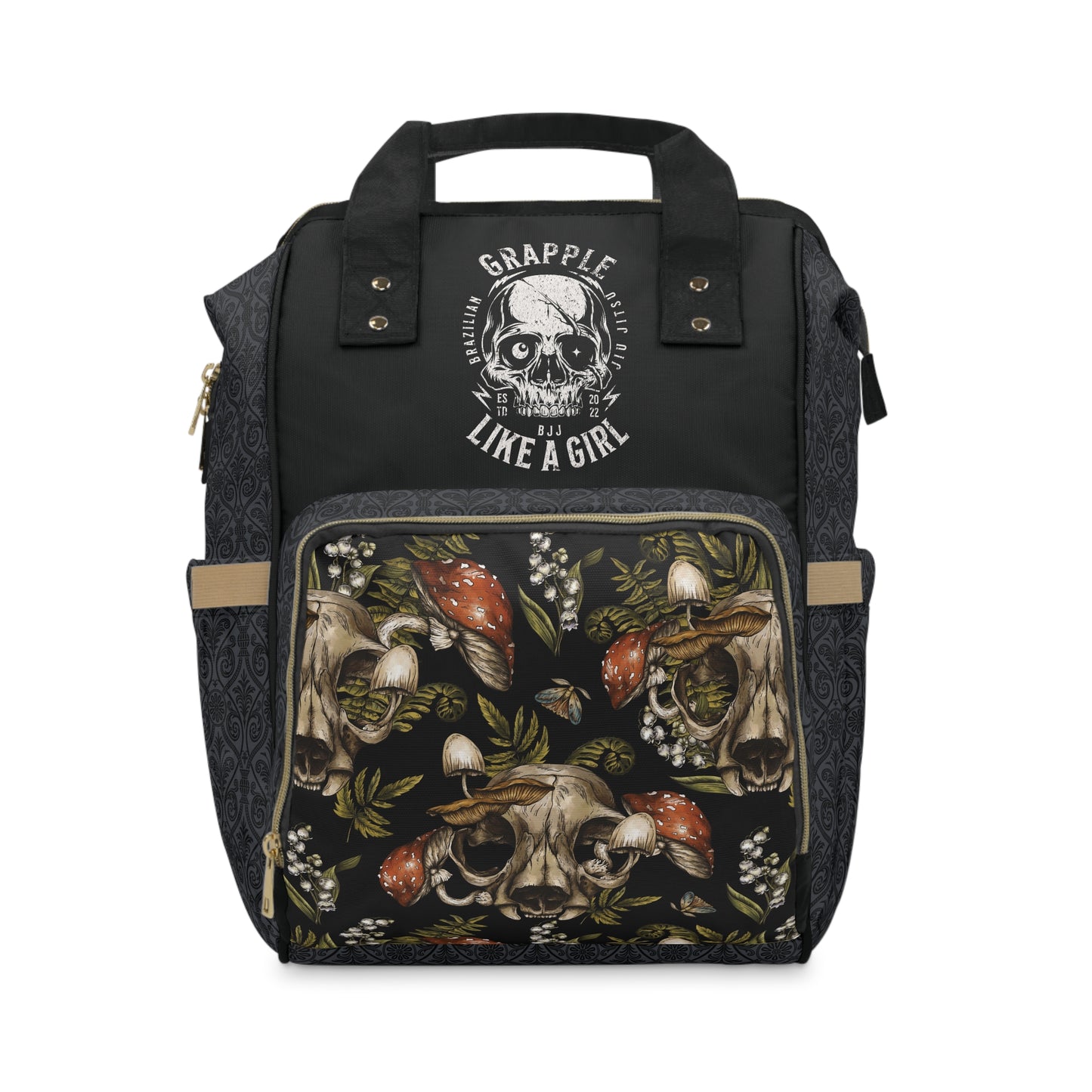 Grapple like a Girl Jiu Jitsu Gear Backpack - Gothic Vibes