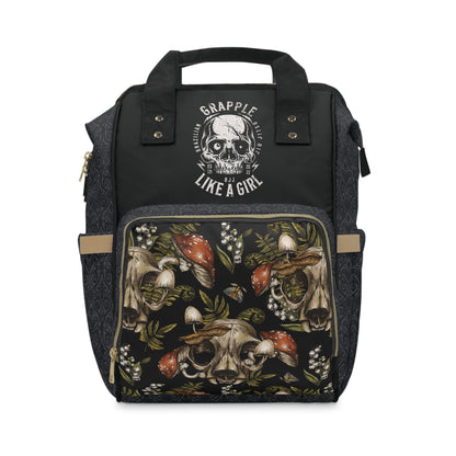Grapple like a Girl Jiu Jitsu Gear Backpack - Gothic Vibes
