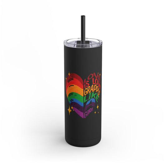 Copy of Grapple like a Girl 20oz Matte Tumbler - Tampa Skyline