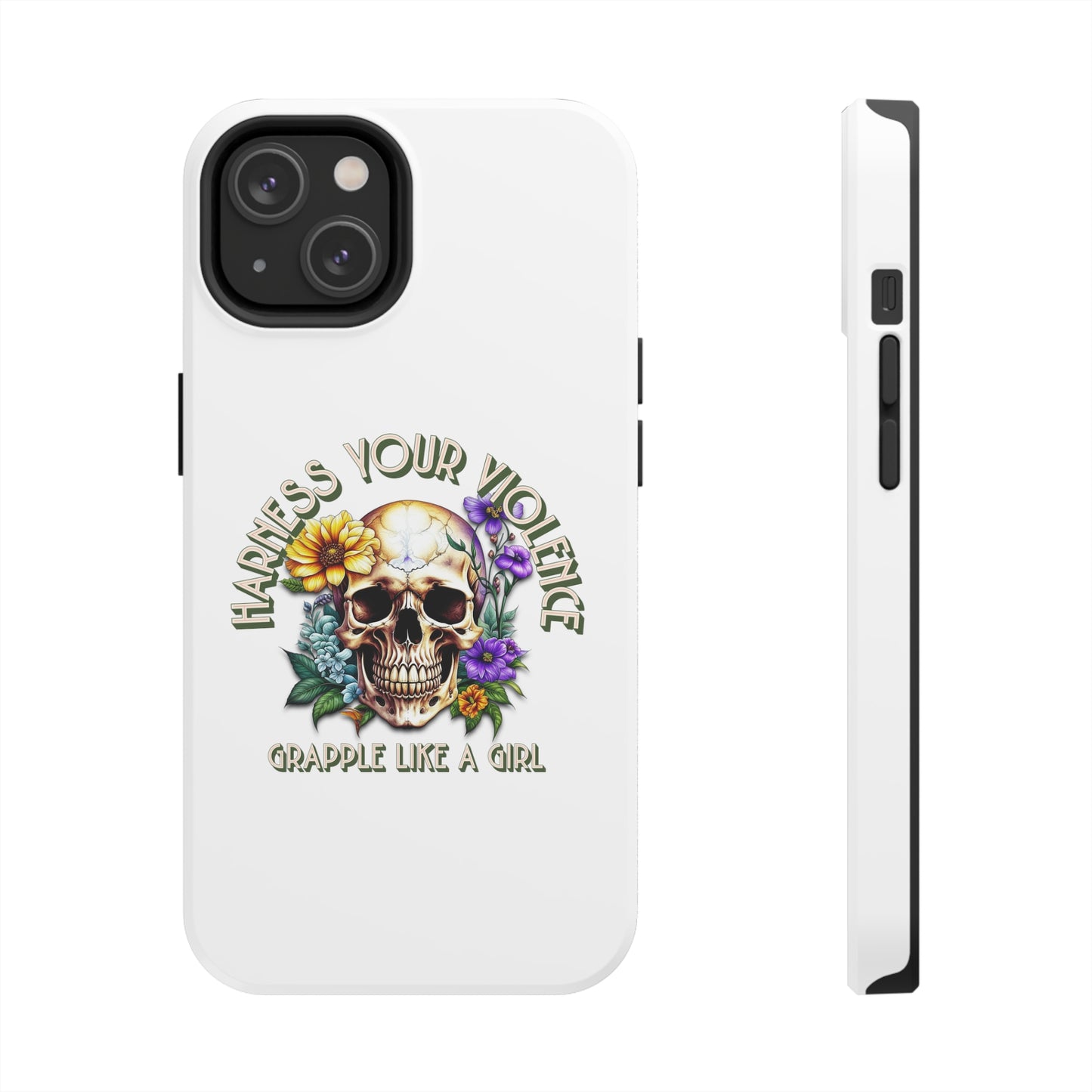 Women's BJJ Harness Your Violence Jiu Jitsu Tough iPhone Cases