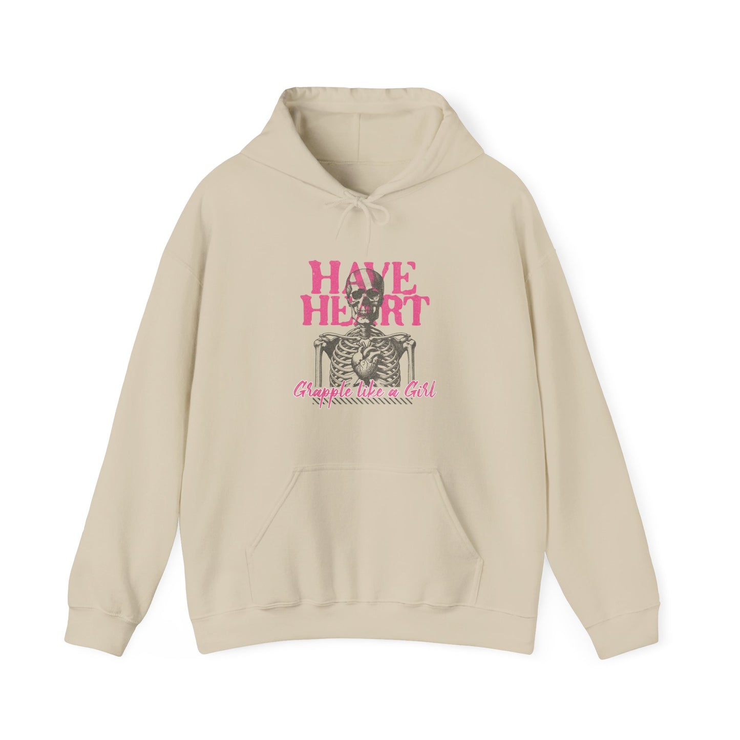 Have Heart Grapple like a Girl Hoodie