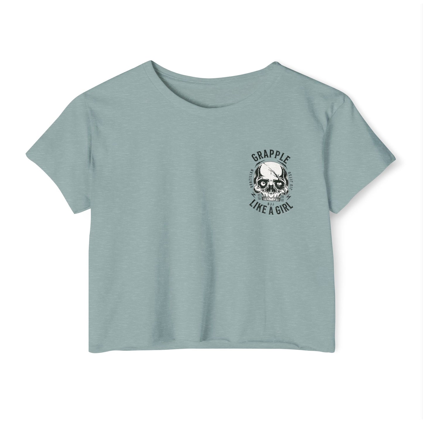 Grapple like a Girl Crop Top - Silly Goose Jiu Jitsu Club