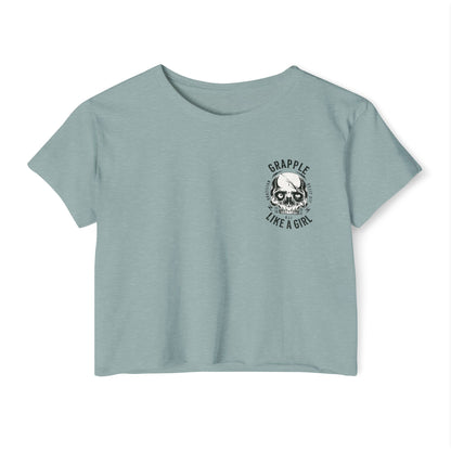 Grapple like a Girl Crop Top - Silly Goose Jiu Jitsu Club