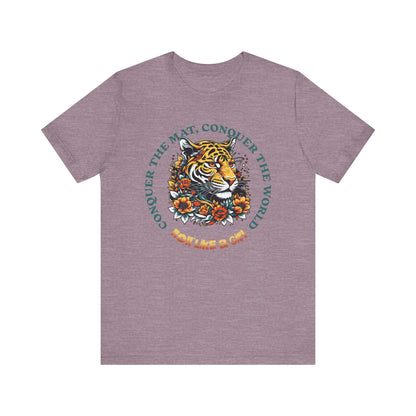 Womens BJJ Conquer to Mats Jiu Jitsu T-shirt