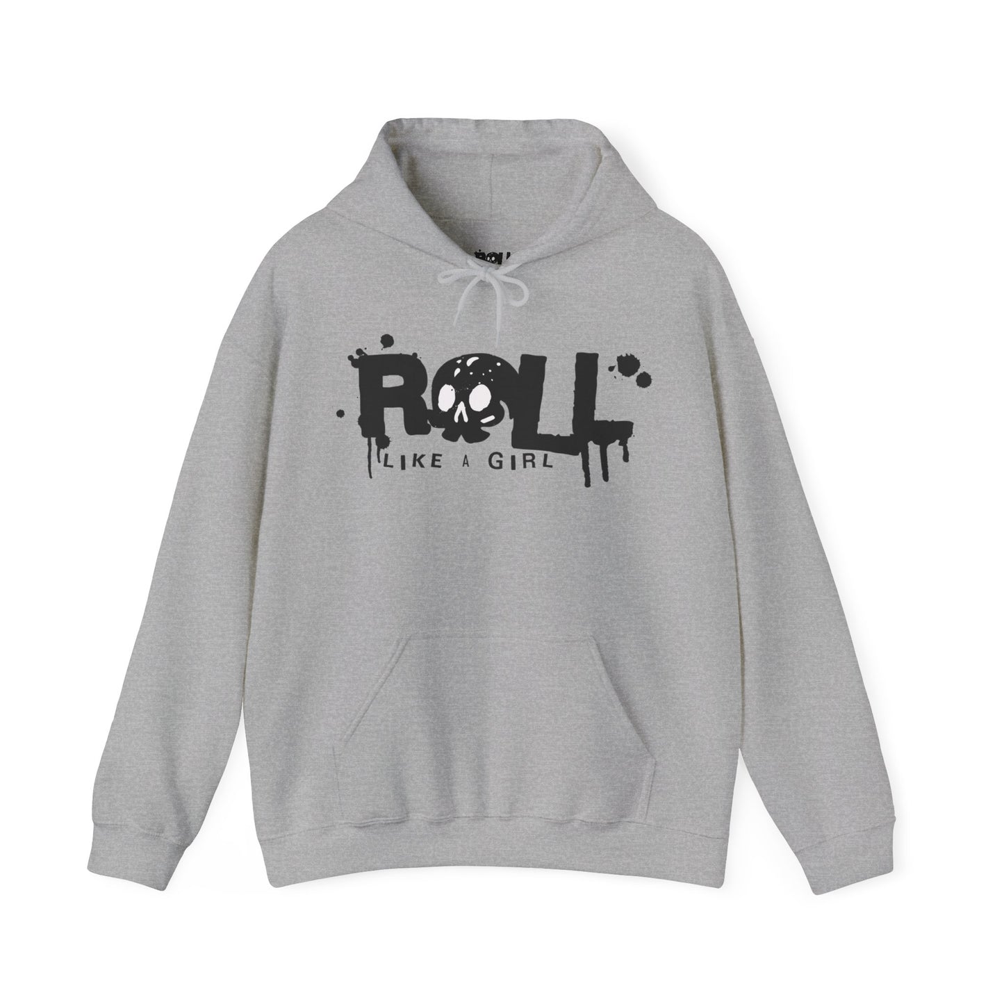 BJJ Roll like a Girl Jiu Jitsu Pullover Hoodie