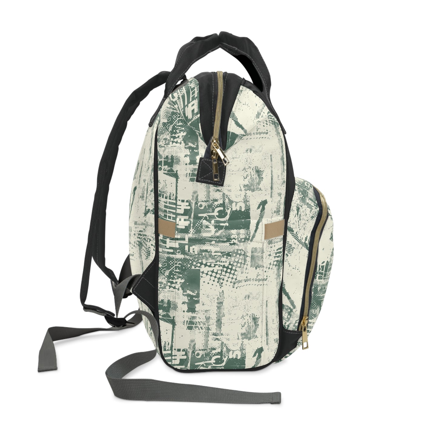 Grapple like a Girl Jiu Jitsu Gear Backpack - Grunge Print