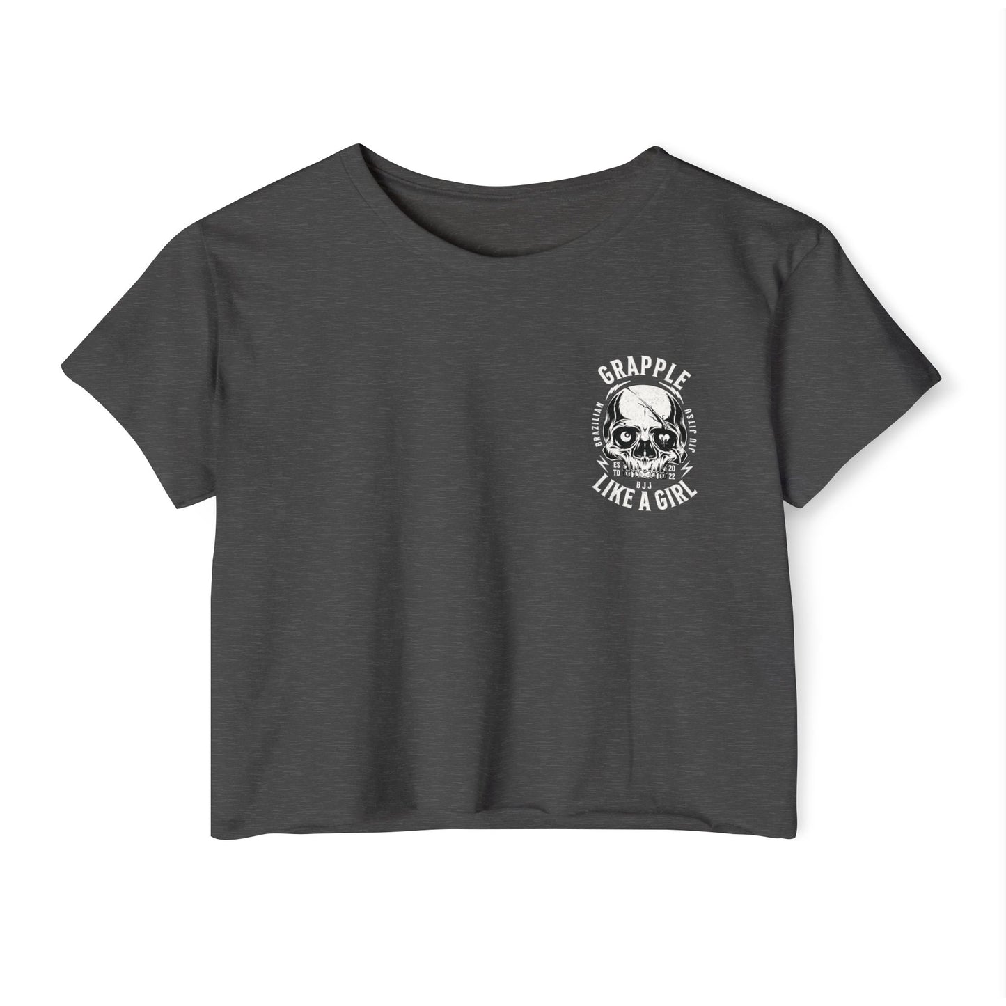 Grapple like a Girl Crop Top - Silly Goose Jiu Jitsu Club