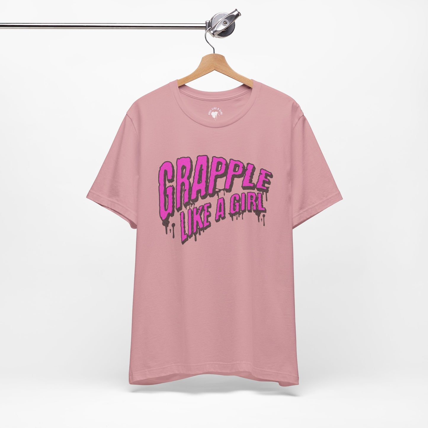 Women's Grapple like a Girl Slime Jiu Jitsu T-shirt