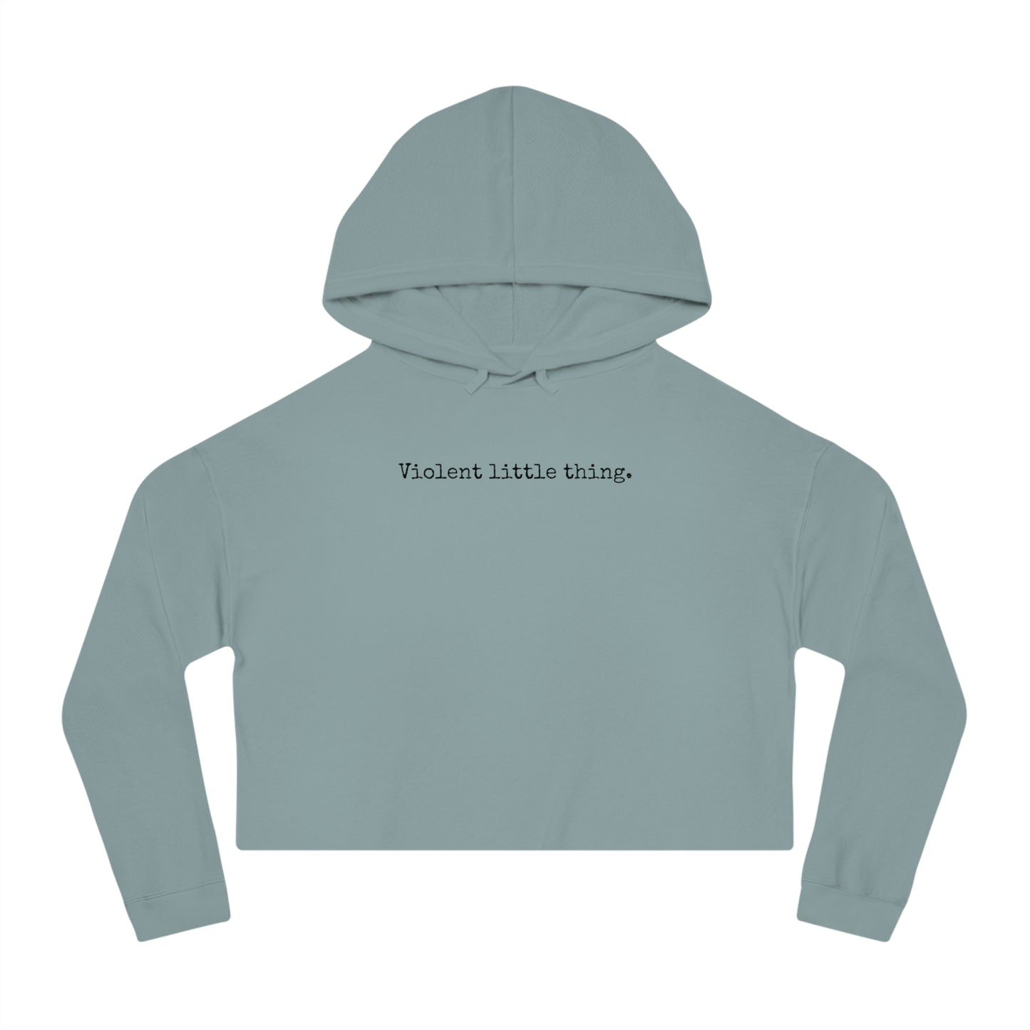 Grapple like a Girl Cropped Hoodie - Violent little thing