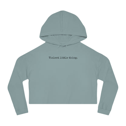 Grapple like a Girl Cropped Hoodie - Violent little thing