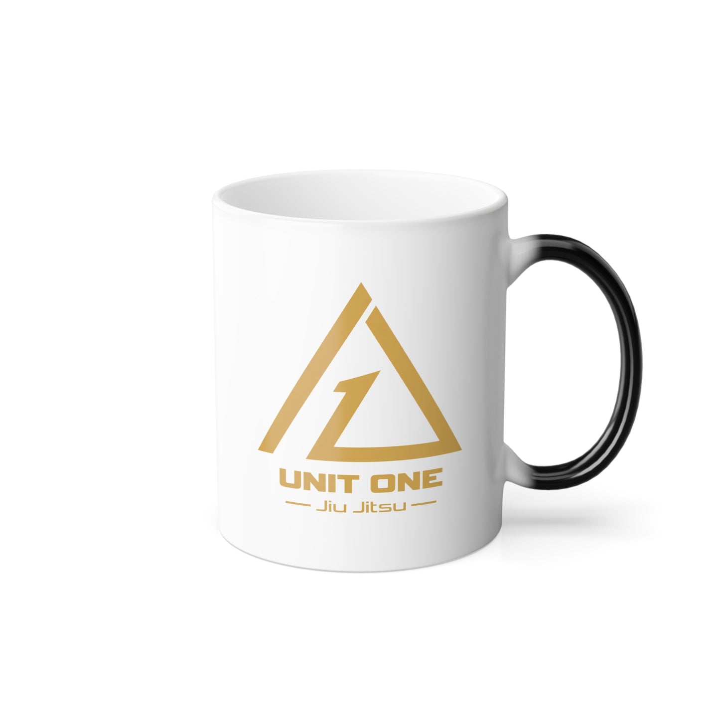 Grapple like a Girl Color-Changing 11oz Coffee Mug - Gold Logo, Unit One