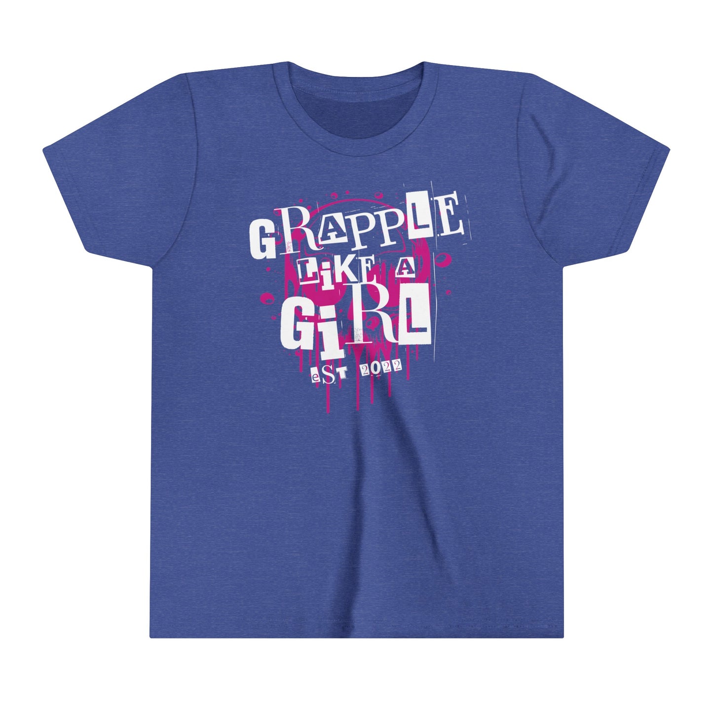 BJJ Youth Girls Short Sleeve Tee Grapple Like a Girl